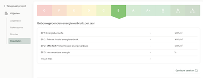 Energy label calculator